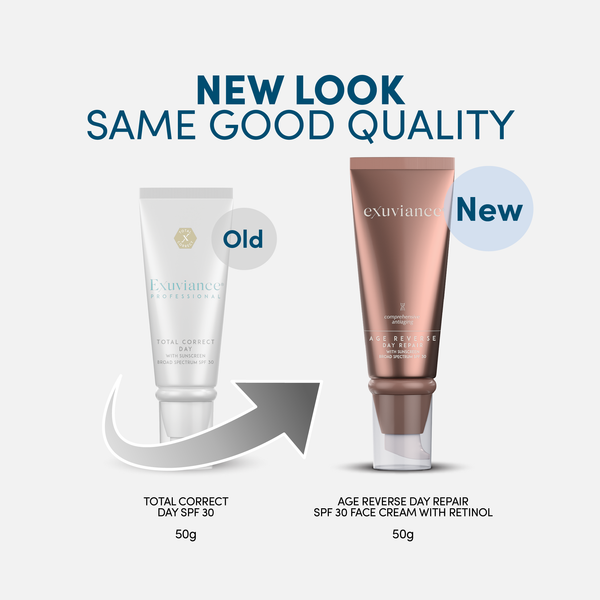 Exuviance Professional Total Correct Day SPF30 / Age Reverse Day Repair SPF 30 Face Cream with Retinol | 50g