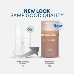 New packaging for Age Reverse Hydrafirm previously Total Correct Hydrate