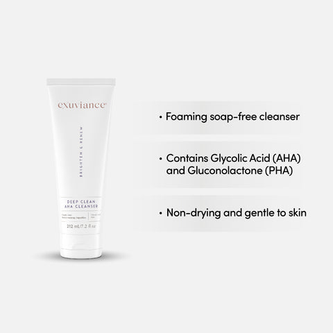 Benefits of Purifying Cleansing Gel / Exuviance-R Deep Clean AHA Cleanser