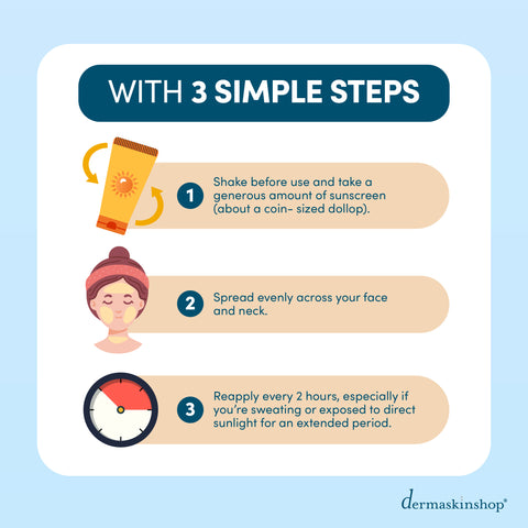 Tutorial how to use sunscreen