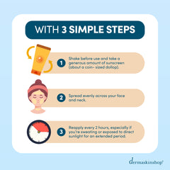 Tutorial how to use sunscreen