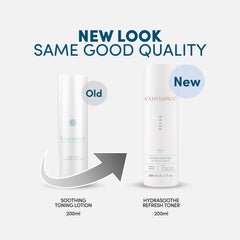 New packaging for Soothing Toning Lotion / HydraSoothe Refresh Toner | 200ml