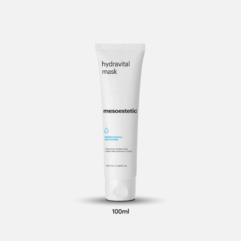 Packaging of Mesoestetic Hydravital Mask