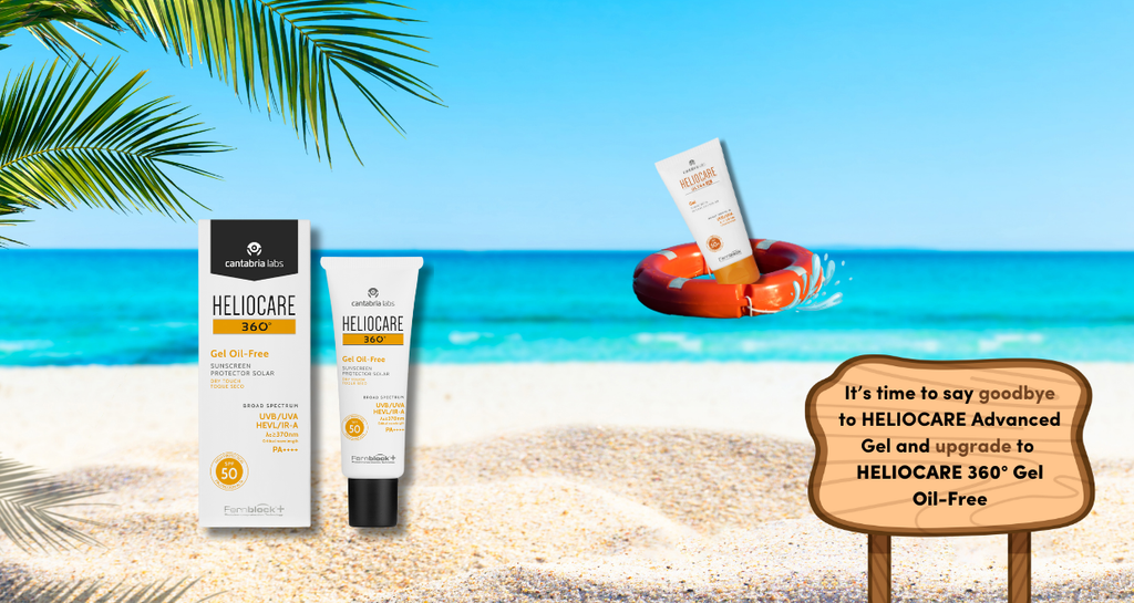 Goodbye HELIOCARE Advanced Gel, Hello to Ultimate Protection – Upgrade to HELIOCARE 360° Gel Oil-Free!