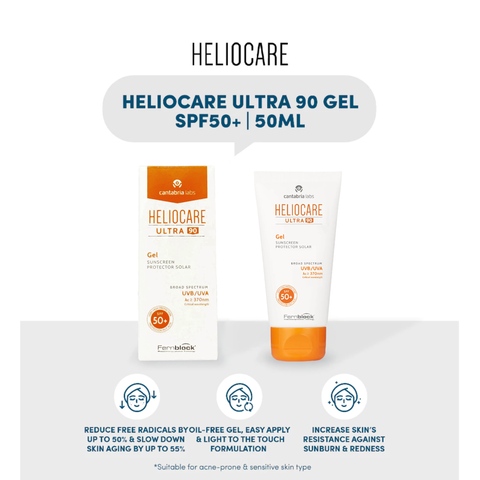 Heliocare Ultra 90 Gel SPF50+| 50ml