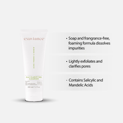 Benefits of Clarifying Facial Cleanser / Exuviance-R 3-in-1 Clarifying Cleanser