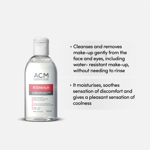Benefits of ACM Rosakalm Cleansing Micellar