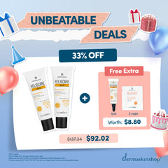 Unbeatable Deals: [B2 @ 33%] Heliocare 360º Gel Oil Free SPF50 2 Bottles + 5ml Tube + 1 Oral Sachet