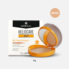 Heliocare 360 Oil-Free Compact Beige | 10g (Beige Shade)