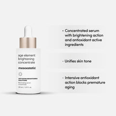Benefits of Mesoestetic Age Element Brightening Concentrate