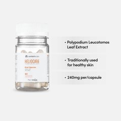 Heliocare Power Duo Set: Heliocare Purewhite Radiance Max 240mg [08/27] + Heliocare Oral Capsules [01/29]